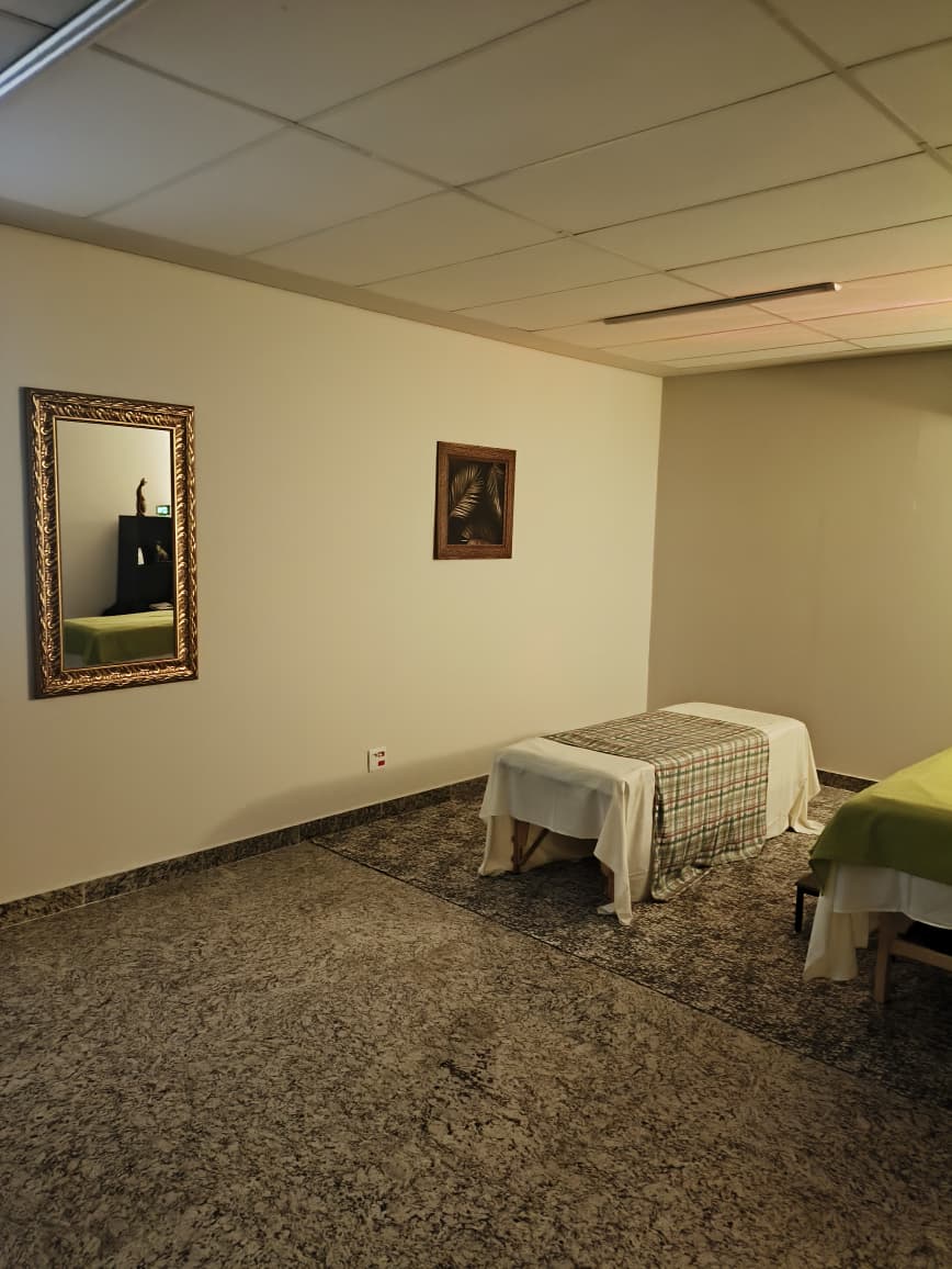 Sala de atendimento do espaço terapêutico